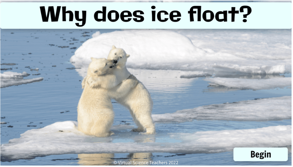 Why does ice float? Opens in New Tab