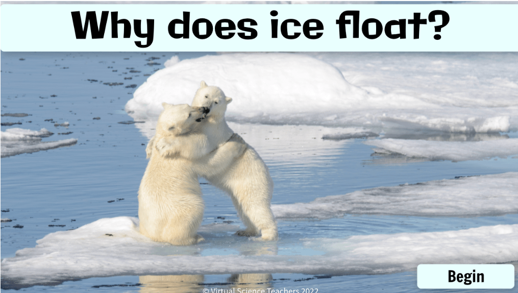 Why does ice float? Opens in New Tab