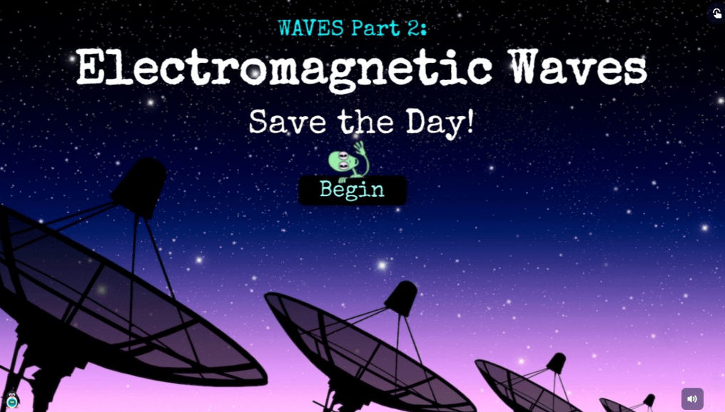 Electromagnetic Waves Escape Room: Opens in New Tab