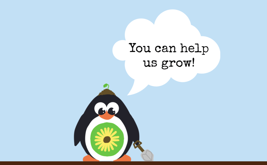 You can help us grow!