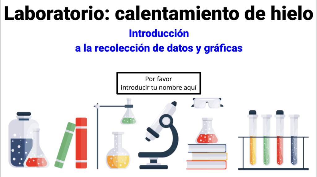 Laboratorio: calentamiento de lielo