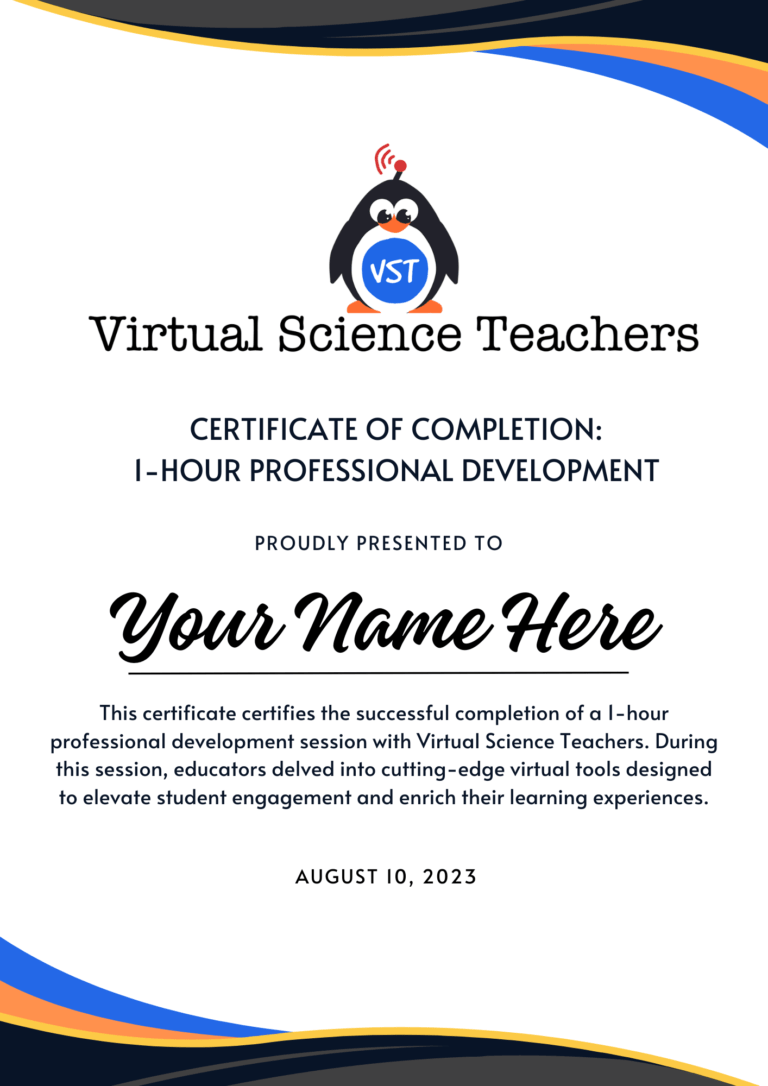 VST PD Certificate