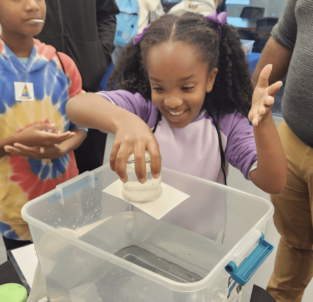 Girl At STEM Event