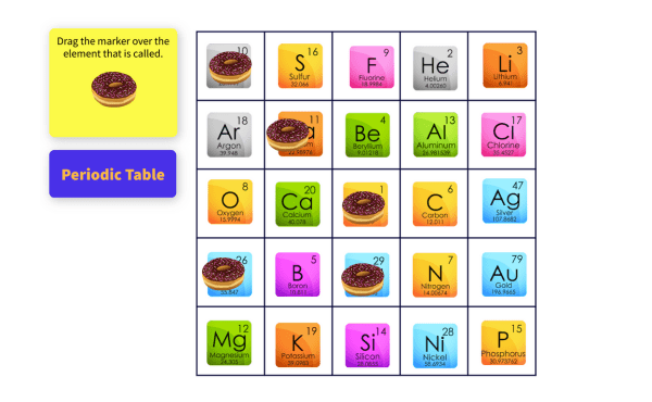 Periodic Table Bingo