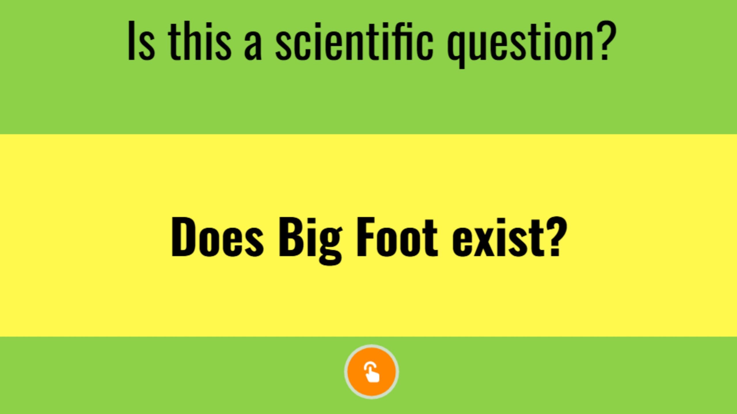 Scientific Questions Presentation