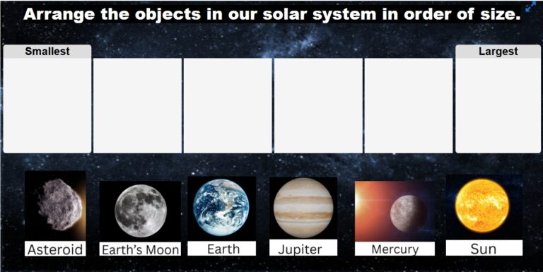 Sizes of Objects in Space