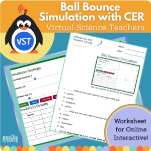 Ball Bounce Simulation with CER Worksheet