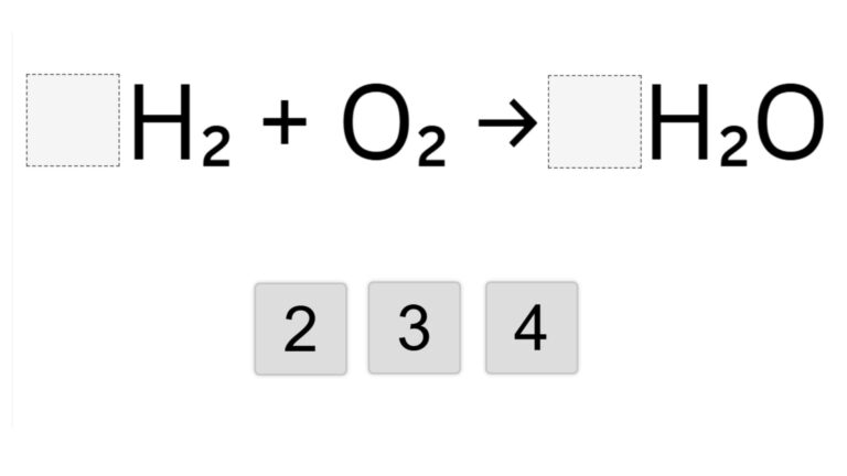 Balancing the Combustion of Hydrogen Reaction