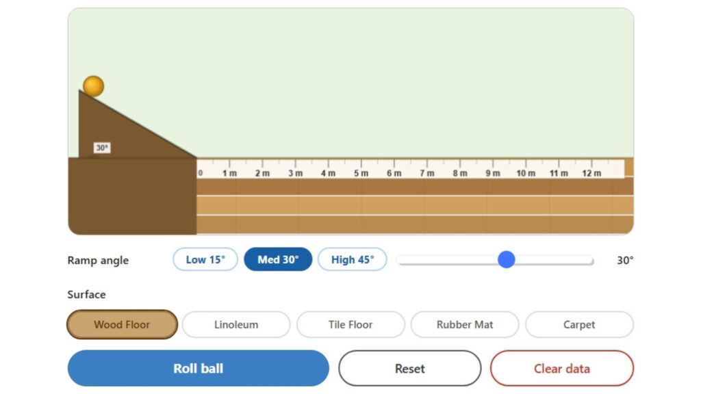 Effects of Friction on a Moving Ball