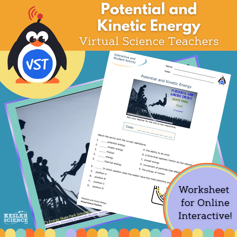 Potential Kinetic Energy Kelser Worksheet