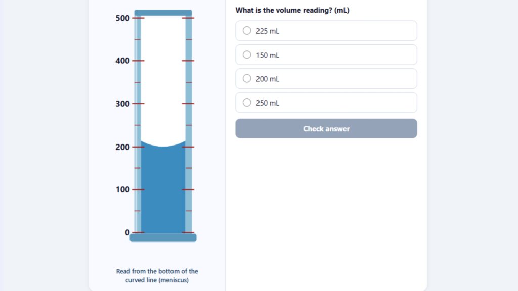 Graduated Cylinder Measurements Set 2