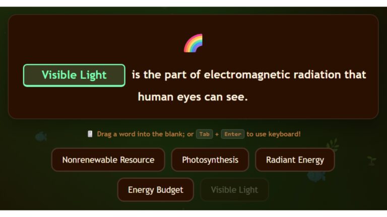 Energy Vocab Set 1