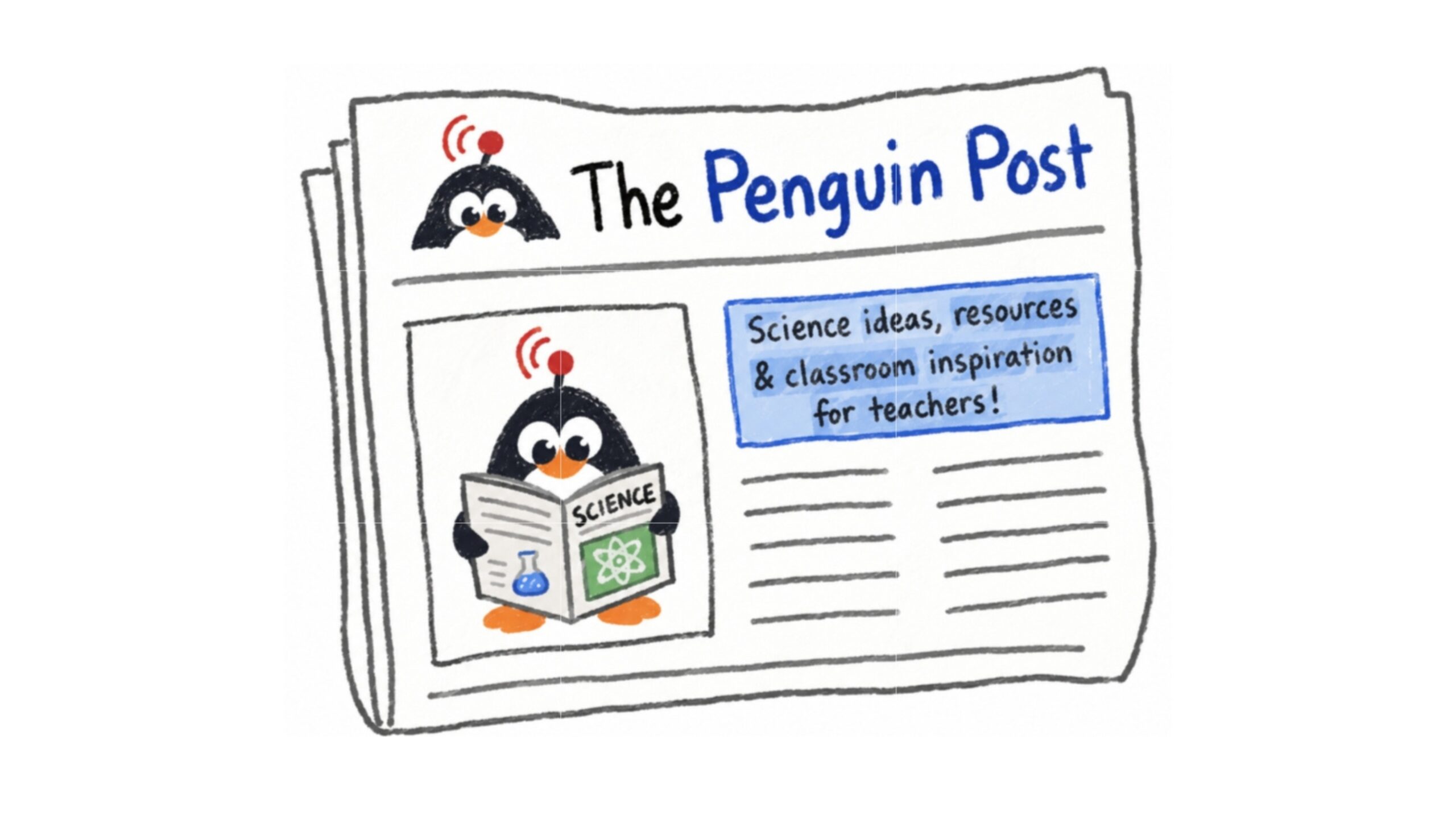 The Penguin Post newsletter illustration