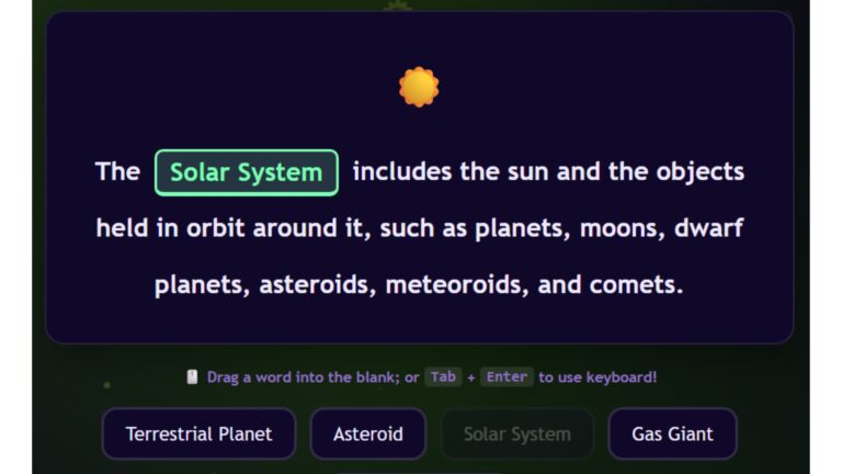 Solar System Vocab Review Part 1