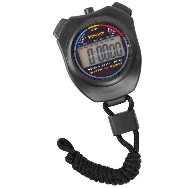 A digital stopwatch for timing events